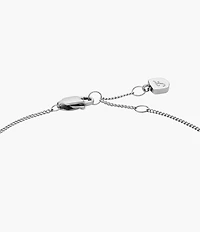 Merrit Timeless Mother Of Pearl Silver-Tone Stainless Steel Station Bracelet