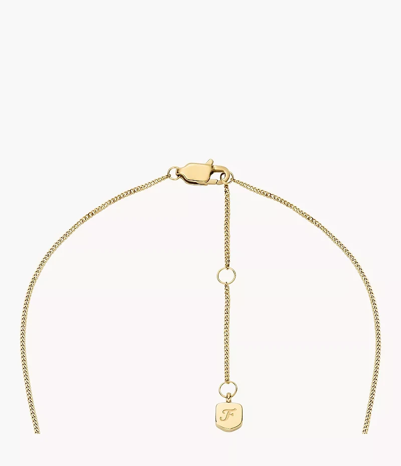 Sutton Pavé Butterfly Gold-Tone Stainless Steel Pendant Necklace