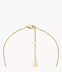 Sutton Pavé Butterfly Gold-Tone Stainless Steel Pendant Necklace