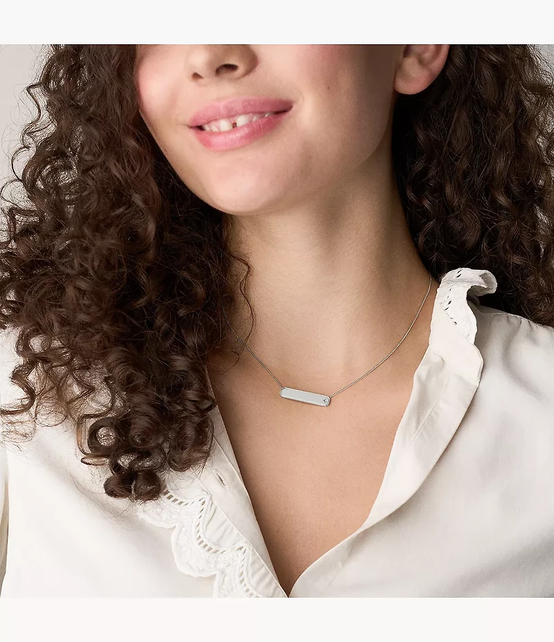 Sadie Stainless Steel ID Necklace