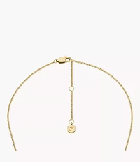 Raquel Gold-Tone Stainless Steel Pendant Necklace