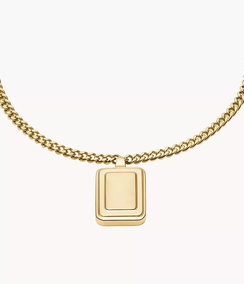 Raquel Gold-Tone Stainless Steel Chain Bracelet