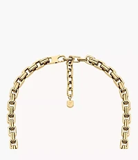 Raquel Bold Chains Gold-Tone Stainless Steel Chain Necklace