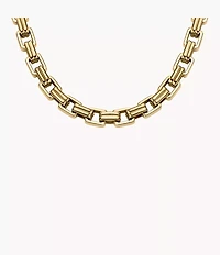 Raquel Bold Chains Gold-Tone Stainless Steel Chain Necklace