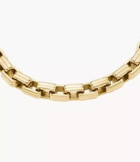 Raquel Bold Chains Gold-Tone Stainless Steel Chain Bracelet