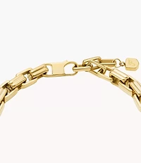 Raquel Bold Chains Gold-Tone Stainless Steel Chain Bracelet