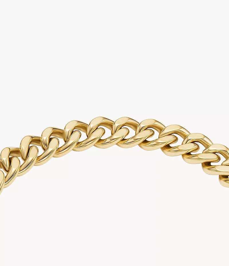 Carlie T-Bar Pavé Gold-Tone Stainless Steel Toggle Bracelet
