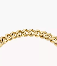 Carlie T-Bar Pavé Gold-Tone Stainless Steel Toggle Bracelet