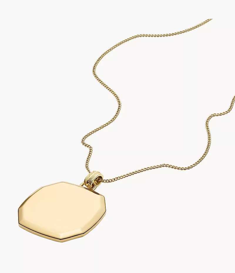 Harlow Gold-Tone Stainless Steel Pendant Necklace