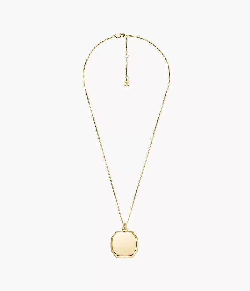 Harlow Gold-Tone Stainless Steel Pendant Necklace