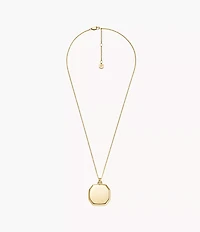 Harlow Gold-Tone Stainless Steel Pendant Necklace
