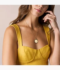 Harlow Gold-Tone Stainless Steel Pendant Necklace