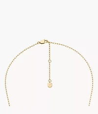 Sutton Scarab Gold-Tone Stainless Steel Pendant Necklace