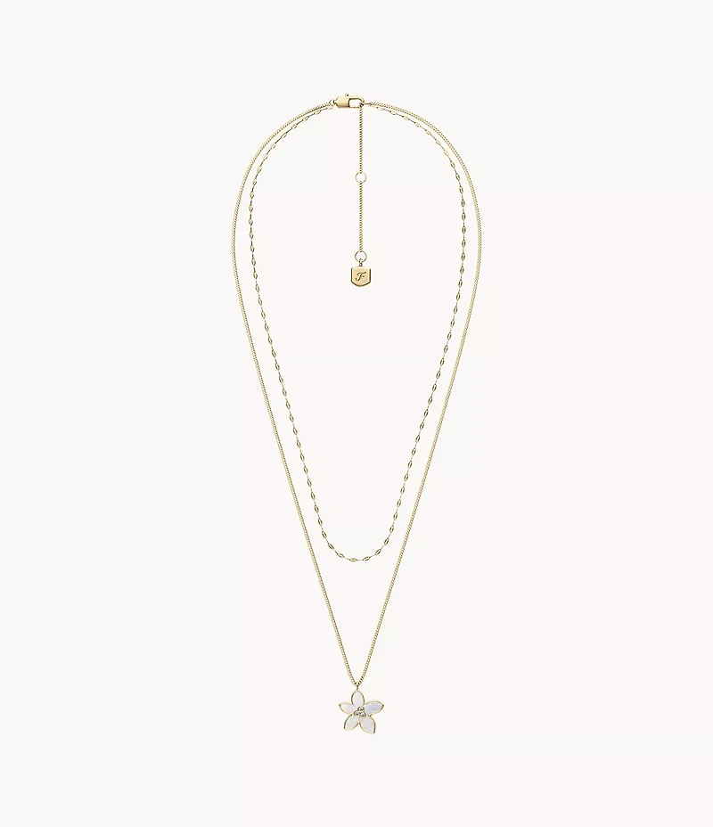 Sutton The Flower Collection Mother-of-Pearl Multi-Strand Necklace