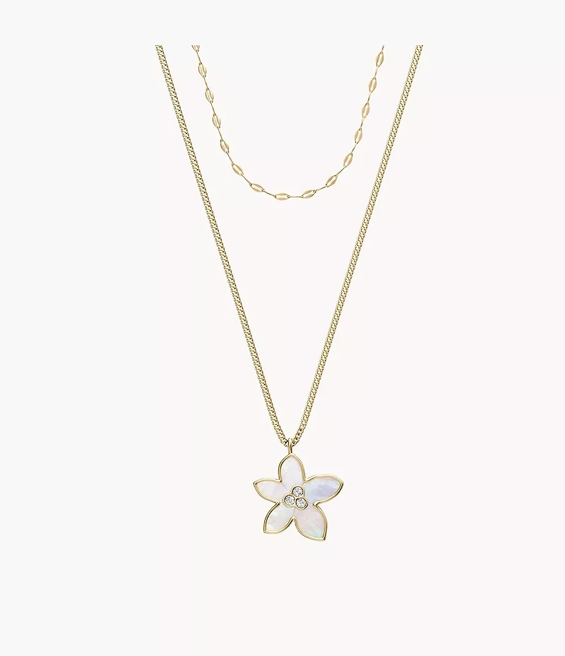 Sutton The Flower Collection Mother-of-Pearl Multi-Strand Necklace