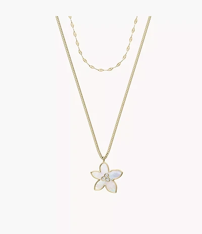 Sutton The Flower Collection Mother-of-Pearl Multi-Strand Necklace