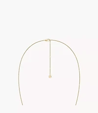 Sutton The Flower Collection Gold-Tone Stainless Steel Pendant Necklace