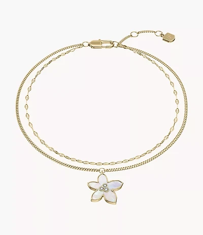 Sutton The Flower Collection Mother-of-Pearl Multi-Strand Bracelet