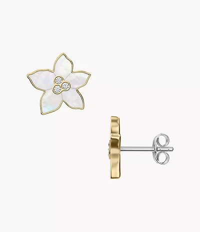 Sutton The Flower Collection Mother-of-Pearl Stud Earrings