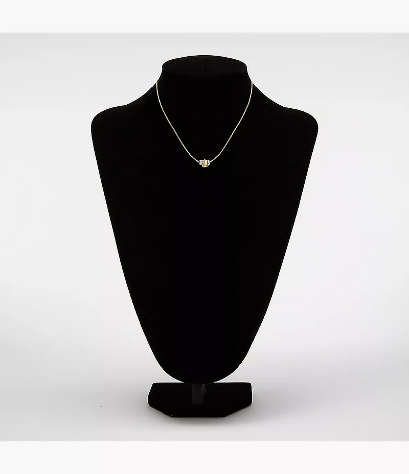 Harlow Rondelles Two-Tone Stainless Steel Station Necklace