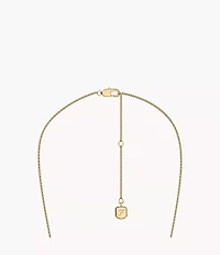 Raquel Glitz White Mother-of-Pearl Pendant Necklace