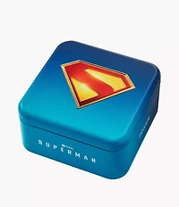 Superman x Fossil Two-Tone Stainless Steel Cuff Links