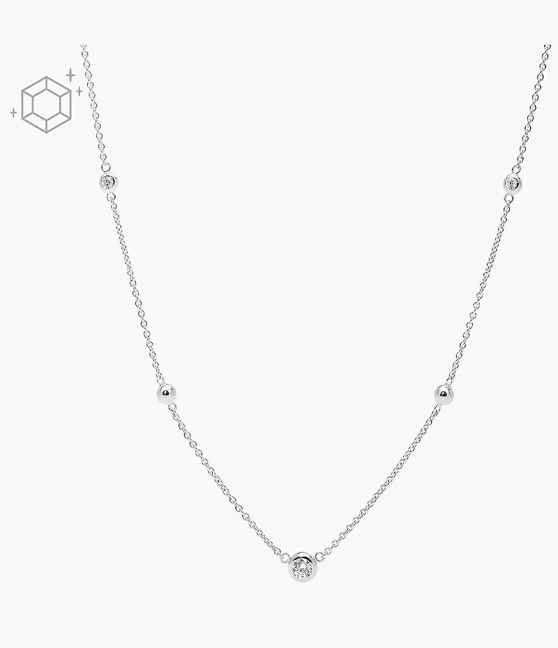 Glitz Sterling Silver Necklace Box Set