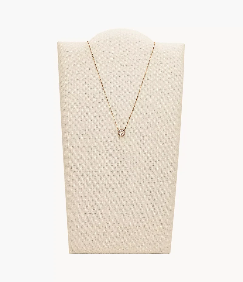 Rose Gold-Tone Stainless Steel Necklace