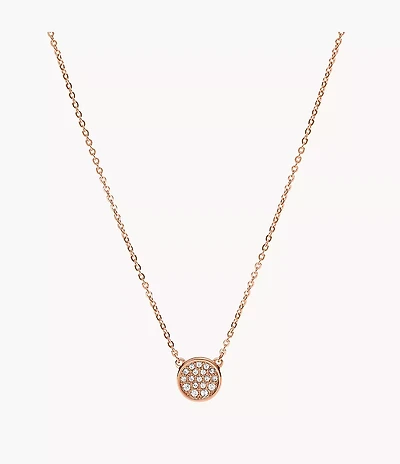 Rose Gold-Tone Stainless Steel Necklace