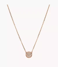 Rose Gold-Tone Stainless Steel Necklace