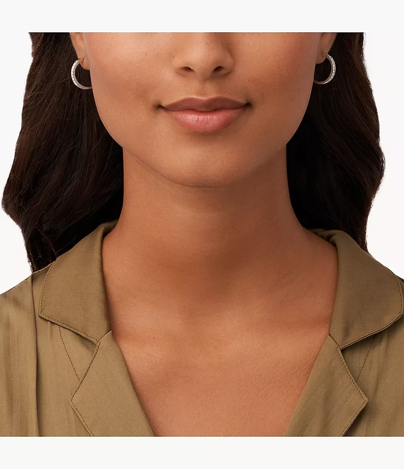 Stainless Steel Hoop Earrings