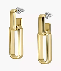 Archival Core Essentials Gold-Tone Stainless Steel Drop Earrings