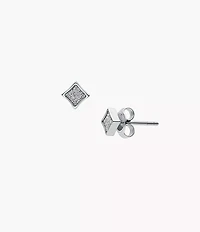 Hazel Paper Glitz Stainless Steel Stud Earrings