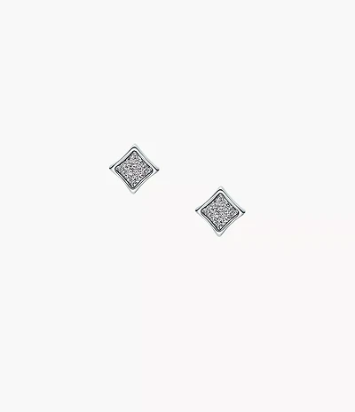 Hazel Paper Glitz Stainless Steel Stud Earrings