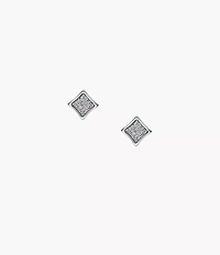 Hazel Paper Glitz Stainless Steel Stud Earrings