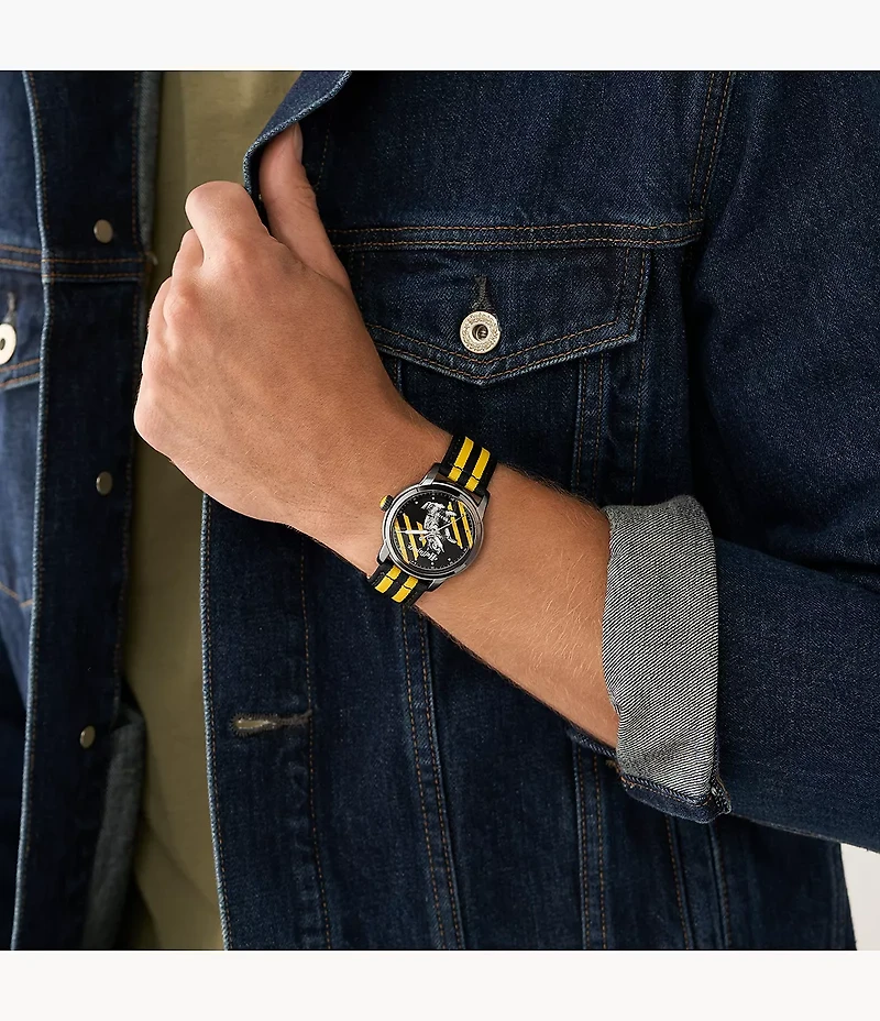 Limited Edition Harry Potter™ Three-Hand Hufflepuff™ Nylon Watch