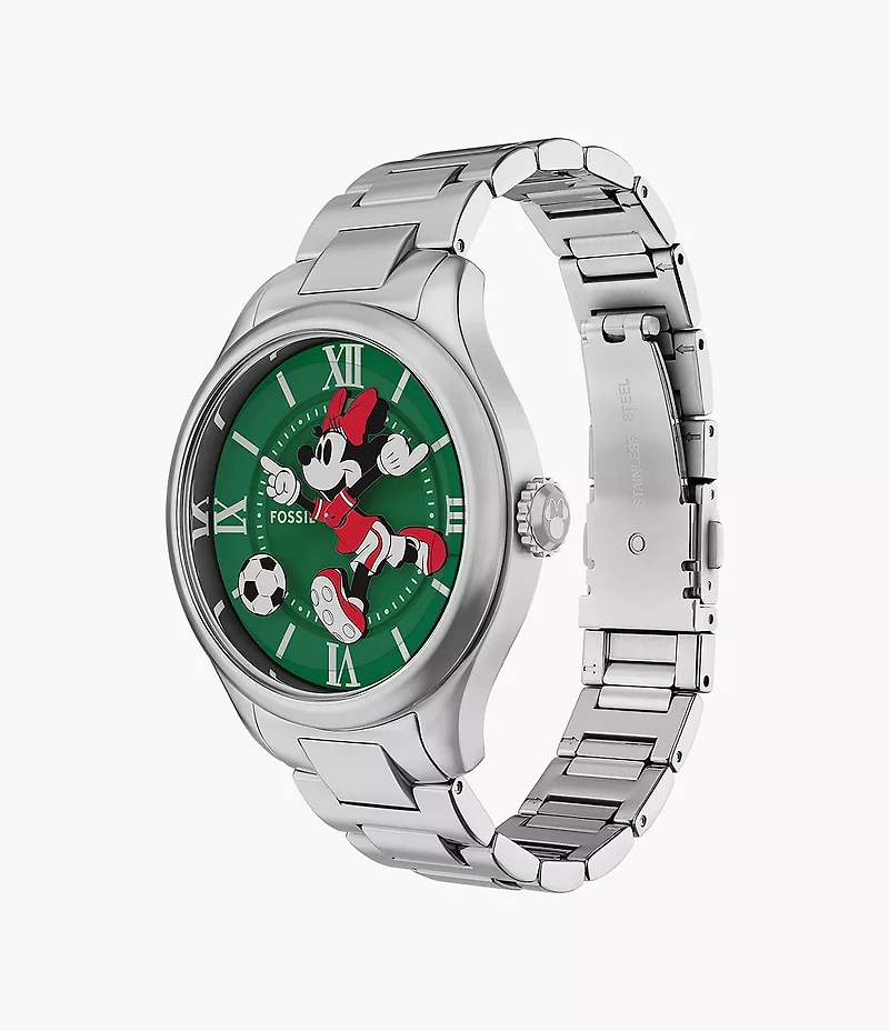 Disney x Fossil Limited-Edition Minnie Mouse Soccer Watch