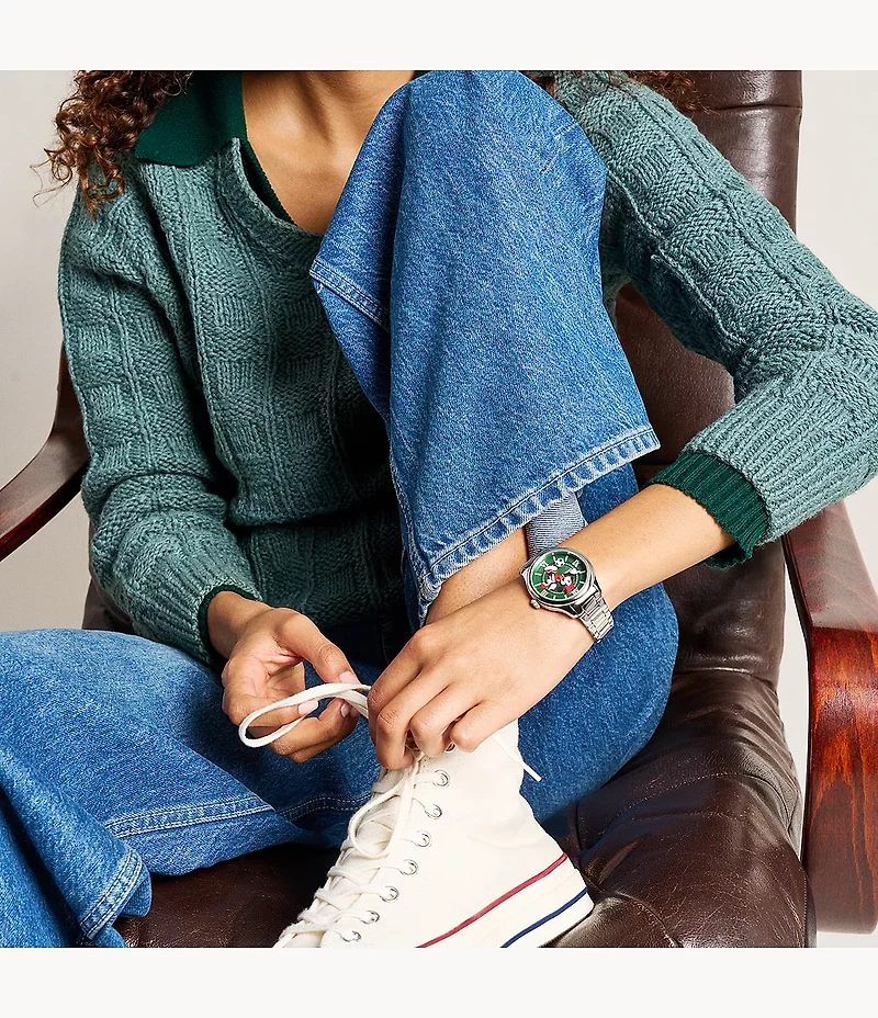 Disney x Fossil Limited-Edition Minnie Mouse Soccer Watch