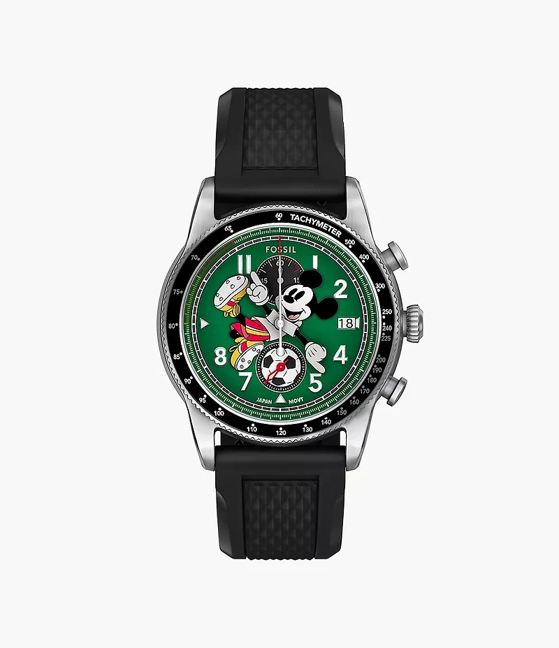 Disney x Fossil Limited-Edition Mickey Mouse Soccer Watch