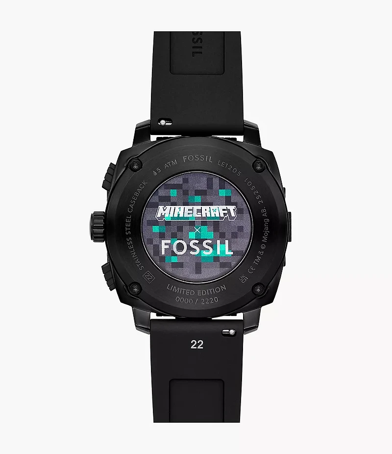 Minecraft x Fossil Limited-Edition Deepslate Chronograph Watch