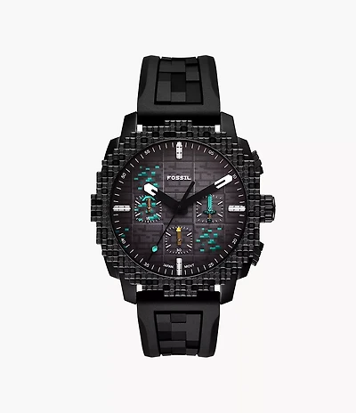 Minecraft x Fossil Limited-Edition Deepslate Chronograph Watch