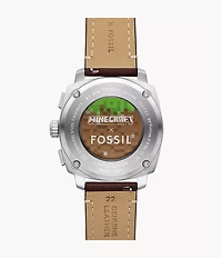 Minecraft x Fossil Limited-Edition Grass Block Chronograph Watch