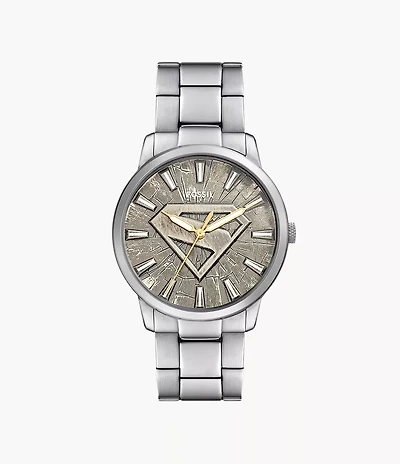 Superman x Fossil Limited-Edition S-Shield Watch Set