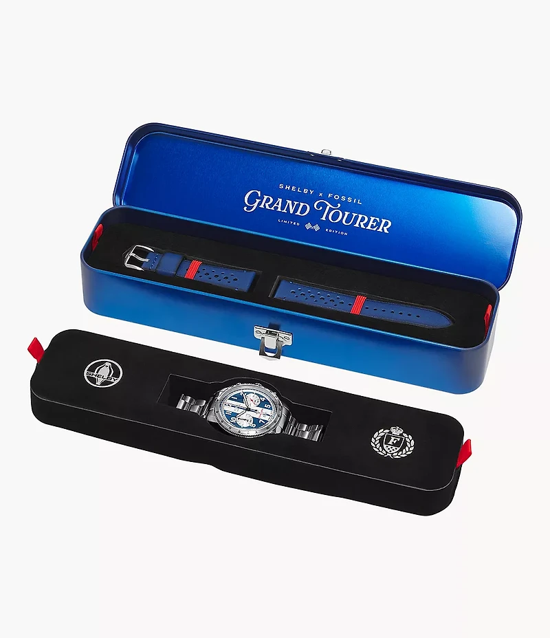 Shelby x Fossil Grand Tourer Limited-Edition Watch Set