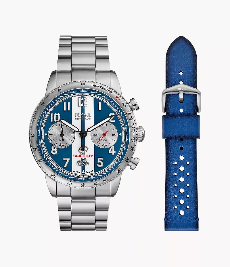 Shelby x Fossil Grand Tourer Limited-Edition Watch Set