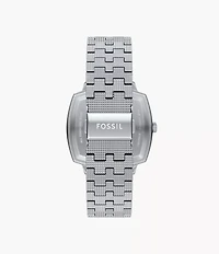 Nick Jonas x Fossil Machine Luxe Aventurine Three-Hand Stainless Steel Watch