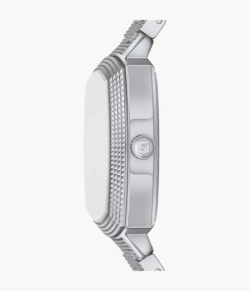Nick Jonas x Fossil Machine Luxe Aventurine Three-Hand Stainless Steel Watch