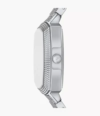 Nick Jonas x Fossil Machine Luxe Aventurine Three-Hand Stainless Steel Watch
