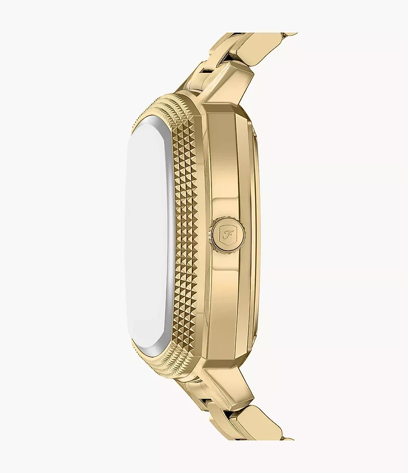 Nick Jonas x Fossil Machine Luxe Automatic Gold-Tone Stainless Steel Watch