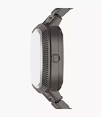 Nick Jonas x Fossil Machine Luxe Automatic Gunmetal Stainless Steel Watch
